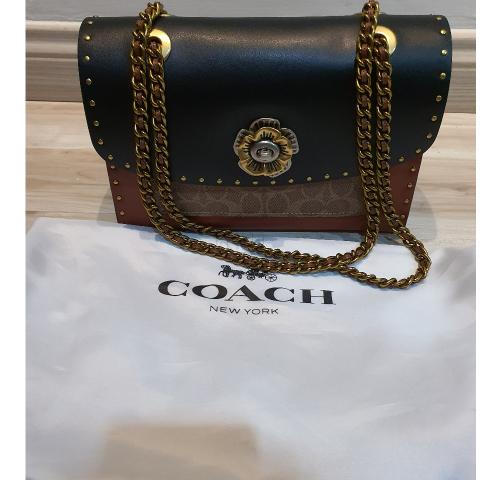 Coach discount parker snakeskin