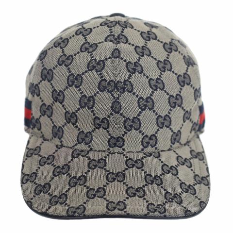 Gucci GG Web Stripe Baseball Cap in Blue for Men