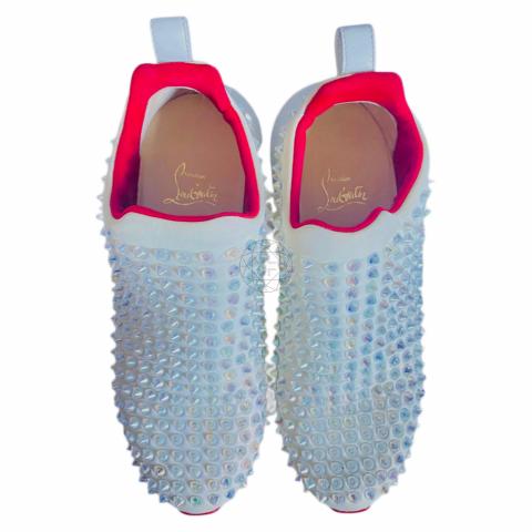 Christian Louboutin Authenticated Spike Sock Trainer