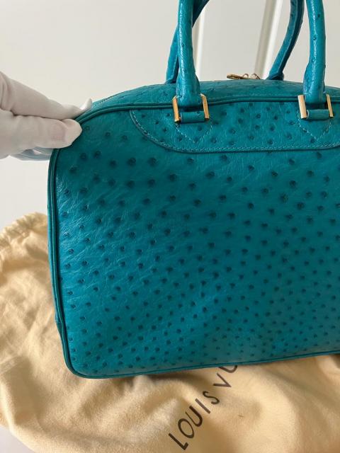 Sell Louis Vuitton Deauville Ostrich Turquoise GHW - Turquoise