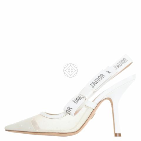 dior pumps white