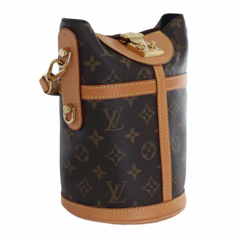 Louis Vuitton - Authenticated Duffle Handbag - Cloth Brown for Women, Very Good Condition