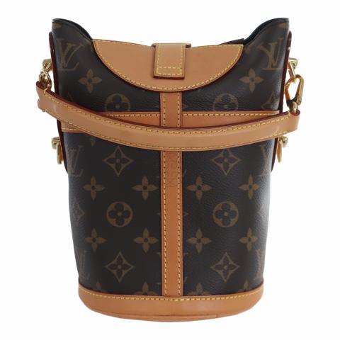 Louis Vuitton Duffle Bag Monogram Brown in Coated Canvas/Leather