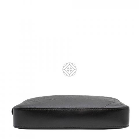 Louis Vuitton LV duo messenger new Black Leather ref.244672 - Joli Closet