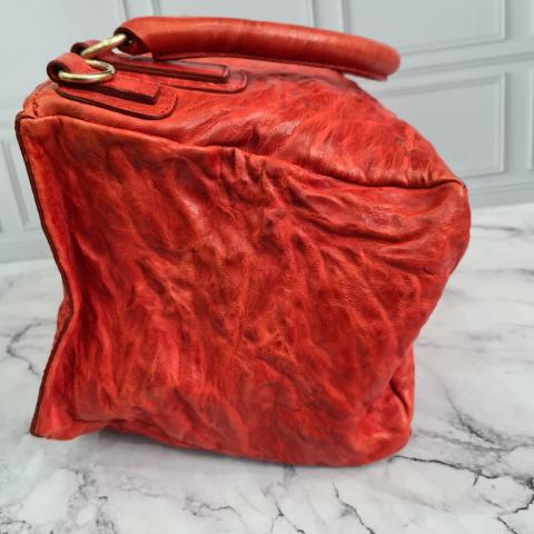 Givenchy Red Pepe Leather Mini Pandora Bag