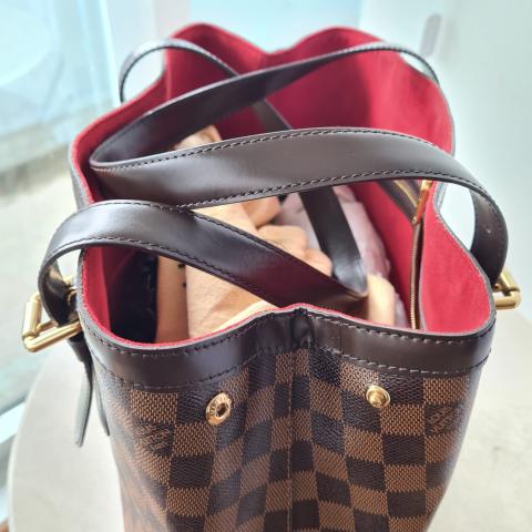 Louis Vuitton Damier Ebene Hampstead MM - Brown Totes, Handbags - LOU805716