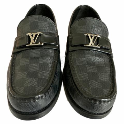 Louis Vuitton Major Loafer Graphite. Size 07.0