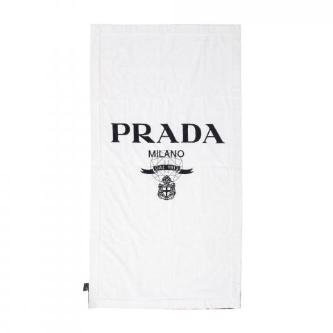 Sell Prada S22 Tropico Terry Beach Towel - Black/White 