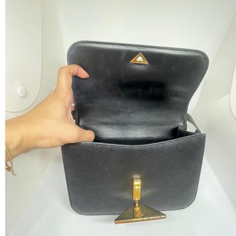 Prada Emblème Saffiano Shoulder Bag - Kaialux