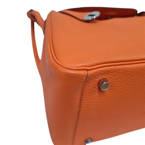 Hermes Lindy Orange 34cm Taurillon Clemence at 1stDibs