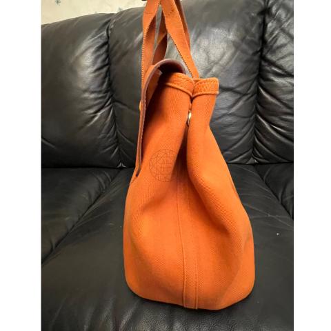 Auth KNK01 Hermes Valparaiso GM Tote Bag ▢K with Pouch and Tags