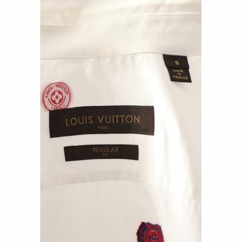 Sell Louis Vuitton Stamp Printed Button-Up Shirt - White