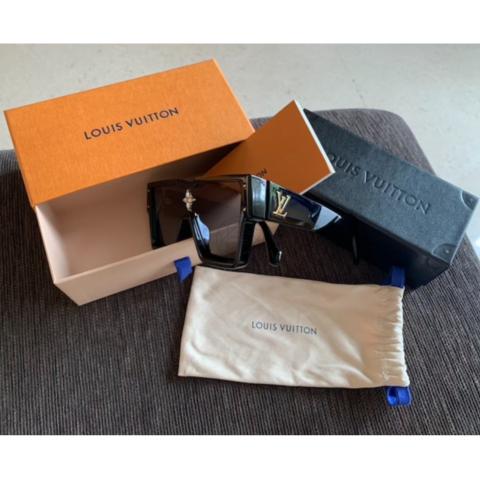 Louis Vuitton Cyclone Sonnenbrille Schwarz Größe E&W - NEU OVP mit Box  Etikett