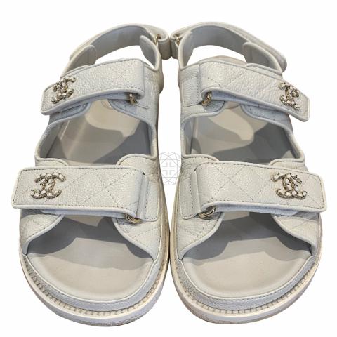 Sell Chanel Dad Sandals - White