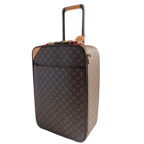 Louis Vuitton Monogram Soft Case Trolley Bag Monogram Pegas 55