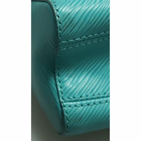 Louis Vuitton Turquoise Epi Leather Twist PM Bag For Sale at