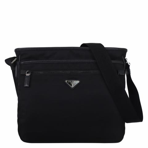 Sell Prada Nylon Messenger Bag - Black 