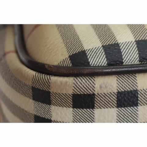 BURBERRY Haymarket Check Small Chester Bowling Bag 19133