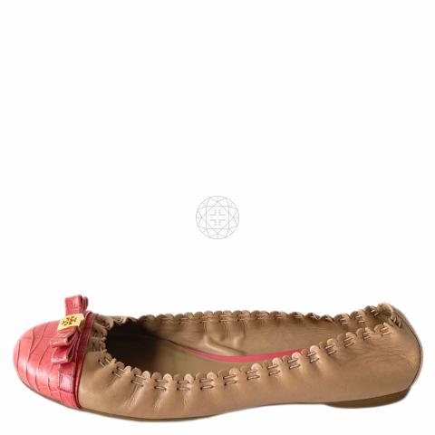 Sell Tory Burch Romy Ballet Flats - Nude/Pink 