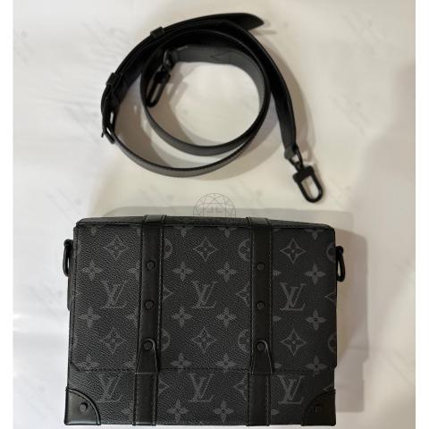 Louis Vuitton Monogram Eclipse Trunk Messenger Bag - Black Messenger Bags,  Bags - LOU782774