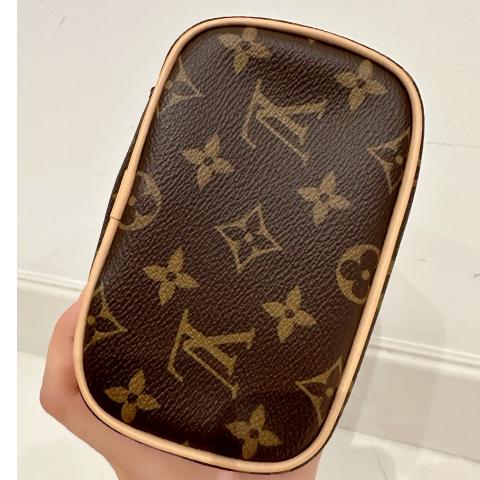 Louis Vuitton Nice BB Toiletry Pouch Monogram Brown - NOBLEMARS