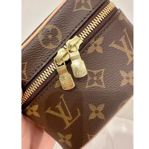 Louis Vuitton Monogram Nice Nano Toiletry Pouch w/ Tags - Brown Cosmetic  Bags, Accessories - LOU422144