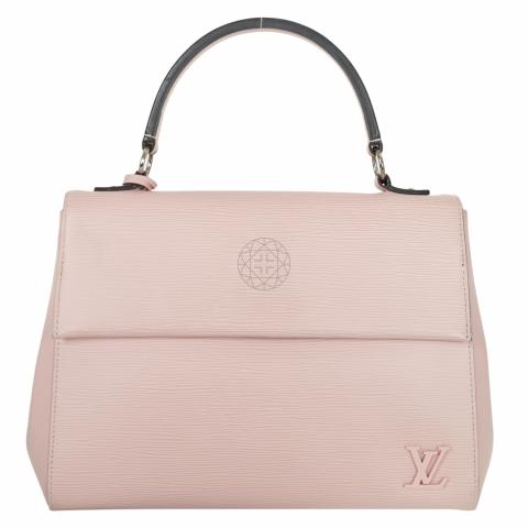 Louis Vuitton Rose Ballerine Epi Leather Cluny BB Bag Louis