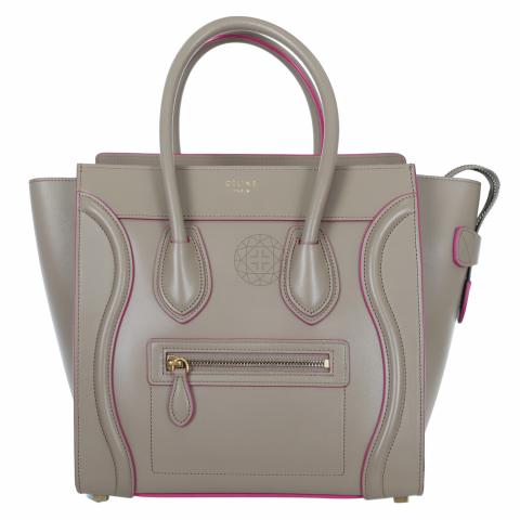 Sell Céline Mini Luggage Bicolor Bag Brown/Pink