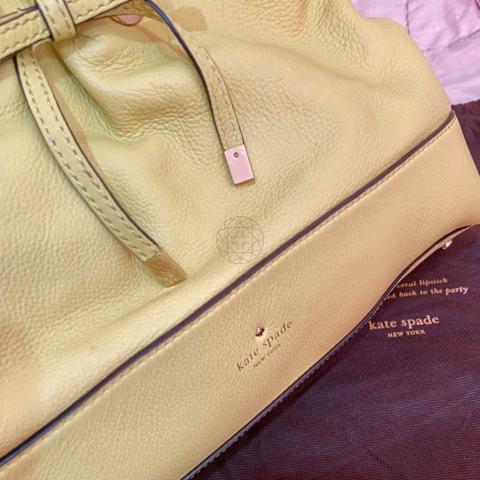 Sell Kate Spade New York Leather Tote - Yellow 