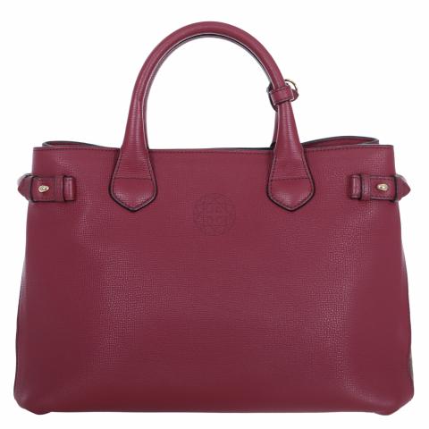 Sell Burberry Derby House Check Medium Banner Tote Red