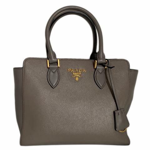 Sell Prada Saffiano Satchel Grey