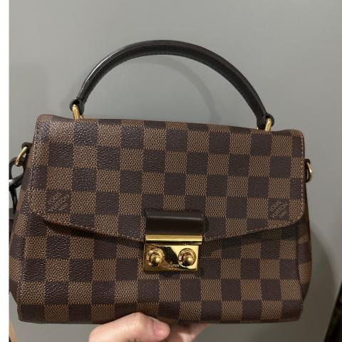 Croisette leather handbag Louis Vuitton Brown in Leather - 35578892