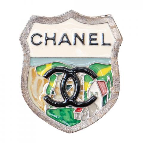 Sell Chanel Sewing Kit Brooch - Black/White/Multicolor