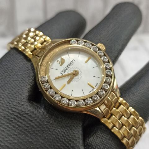 Sell Swarovski Lovely Crystals Mini Quartz Watch Gold