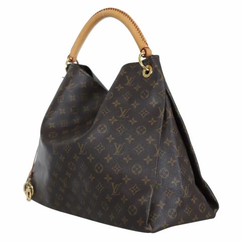 Artsy leather handbag Louis Vuitton Brown in Leather - 31643253