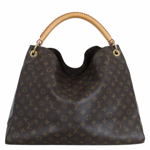 Louis Vuitton Python Artsy MM - Brown Handle Bags, Handbags - LOU250241