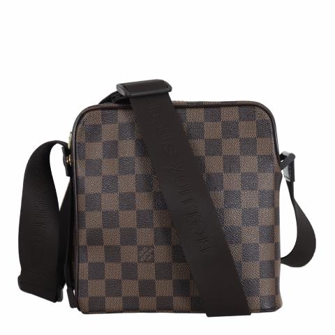 Authentic Louis Vuitton Damier Olav PM Shoulder Cross Body Bag N41442  MI1170