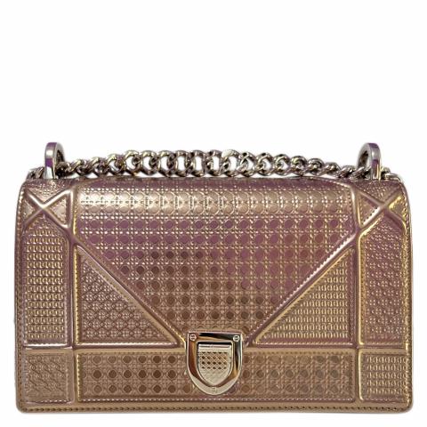 Sell Christian Dior Metallic Diorama Flap Bag - Gold | Huntstreet.Com