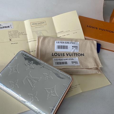 Louis Vuitton Virgil Abloh Silver Monogram Mirror Mirror Coated Canvas  Slender Pocket Organizer, 2021 Available For Immediate Sale At Sotheby's