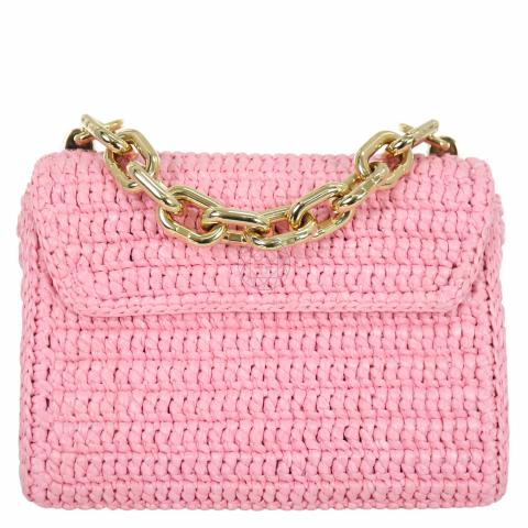 Louis Vuitton bag Madagascan Raffia Twist PM, MM. Colors: pink