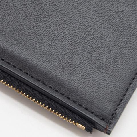 Louis Vuitton Monogram Flower Lock Compact Wallet in Noir Black