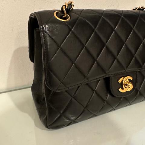 Sell Chanel Vintage Medium Double Face Flap Bag - Black