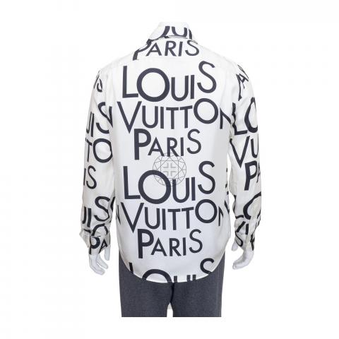 Louis Vuitton Silk Shirt - 18 For Sale on 1stDibs