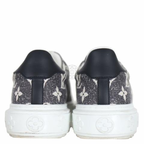 LOUIS VUITTON Sneakers Trocadero Line / US9.5 / GRY / Denim Grey