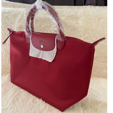 Sell Longchamp Medium Le Pliage Neo Bag Red HuntStreet