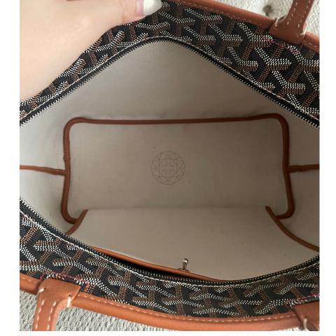 Artois fabric handbag Goyard Brown in Cloth - 35256457
