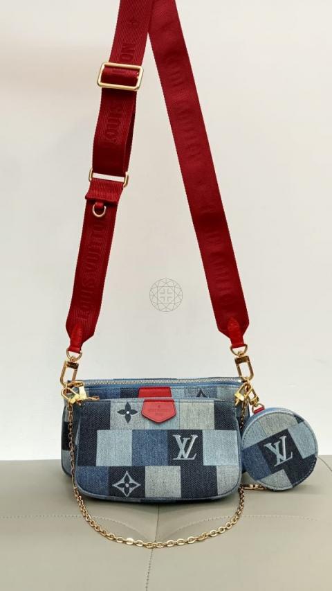 Louis vuitton denim online multi pochette