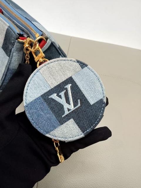 Louis Vuitton LV pochette denim Blue ref.173343 - Joli Closet