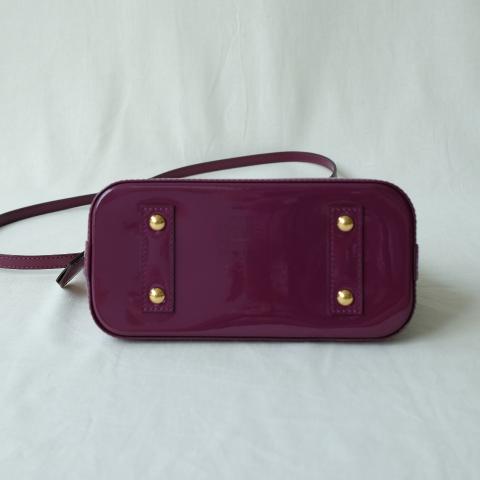 PRELOVED Louis Vuitton PURPLE Vernis Alma BB Crossbody Bag SN1124