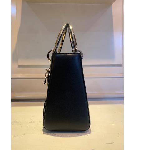 Christian Dior Diorific Bucket Bag Patch Embellished Leather Medium at  1stDibs